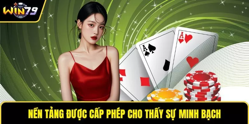 Nền tảng được cấp phép cho thấy sự minh bạch